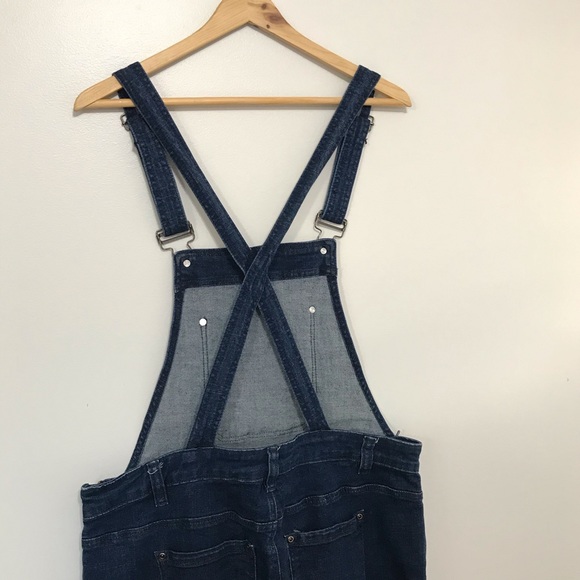 Forever 21 Dark Wash Overalls - Picture 6 of 11